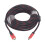 HD Multimedia Interface Cable 49ft, Red & Black, Stable HDMI for TV Projector 9