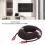 HD Multimedia Interface Cable 49ft, Red & Black, Stable HDMI for TV Projector 6