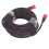 HD Multimedia Interface Cable 49ft, Red & Black, Stable HDMI for TV Projector 14