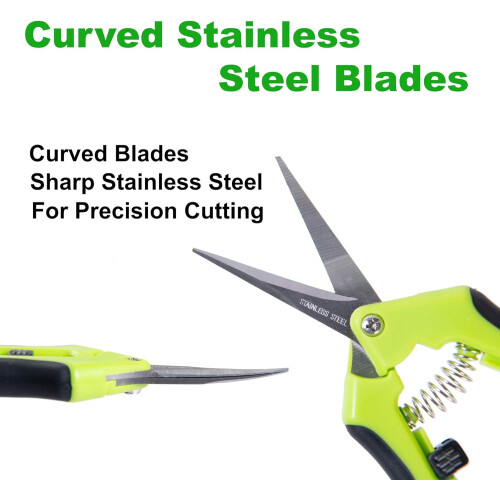 Effortless Pruning: Shears For Precise Cuts, Comfort Grip, And Durable Construction, Spring Loaded For Quick Operations In The Garden 2