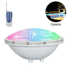 Luce subacquea a LED per laghetti, perline LED di alta qualità con ingresso a bassa tensione, luminosità regolabile, 11 modalità di illuminazione,