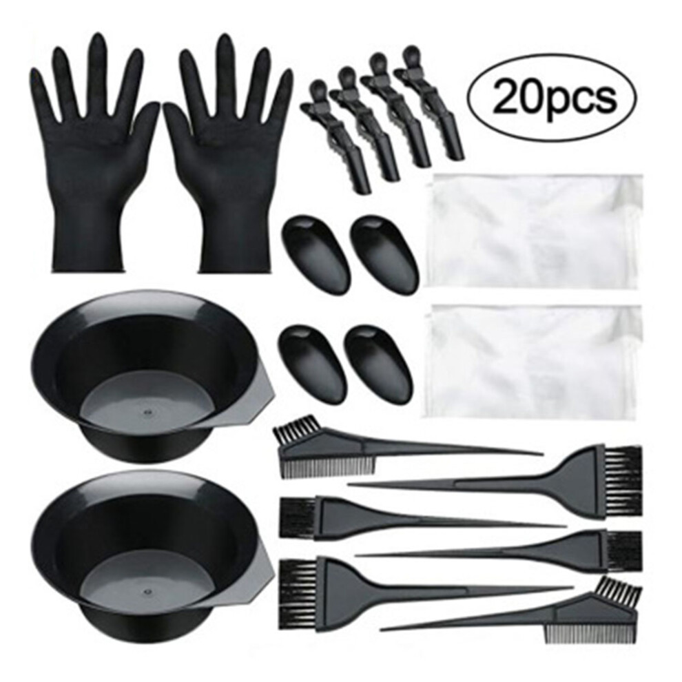 Complete Hair Coloring Set, Reusable Hair Color Tools For Salon Hair Dye Tools, Includes Hair Tint Dyeing Applicator And Hair Coloring Bleaching, For