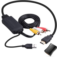 HDMI-RCA átalakító, zökkenőmentes nagyfelbontású kompozit audio- és videoátvitel digitális eszközeihez