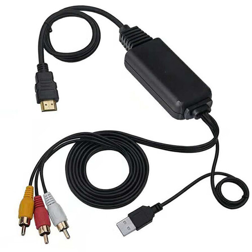 Μετατροπέας RCA σε HDMI, Προηγμένος αναλογικός προσαρμογέας εξόδου RCA Composite σε HDMI1080P