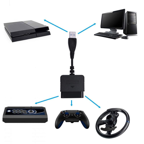 Gaming Nexus, Ps2 Controller To Usb Adapter, Unite Your Gaming Worlds With Unmatched Compatibility And Effortless Integration 2