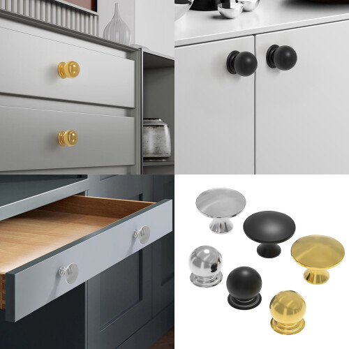 Set van 12 multifunctionele, stevige aluminium-608 Zwart 2