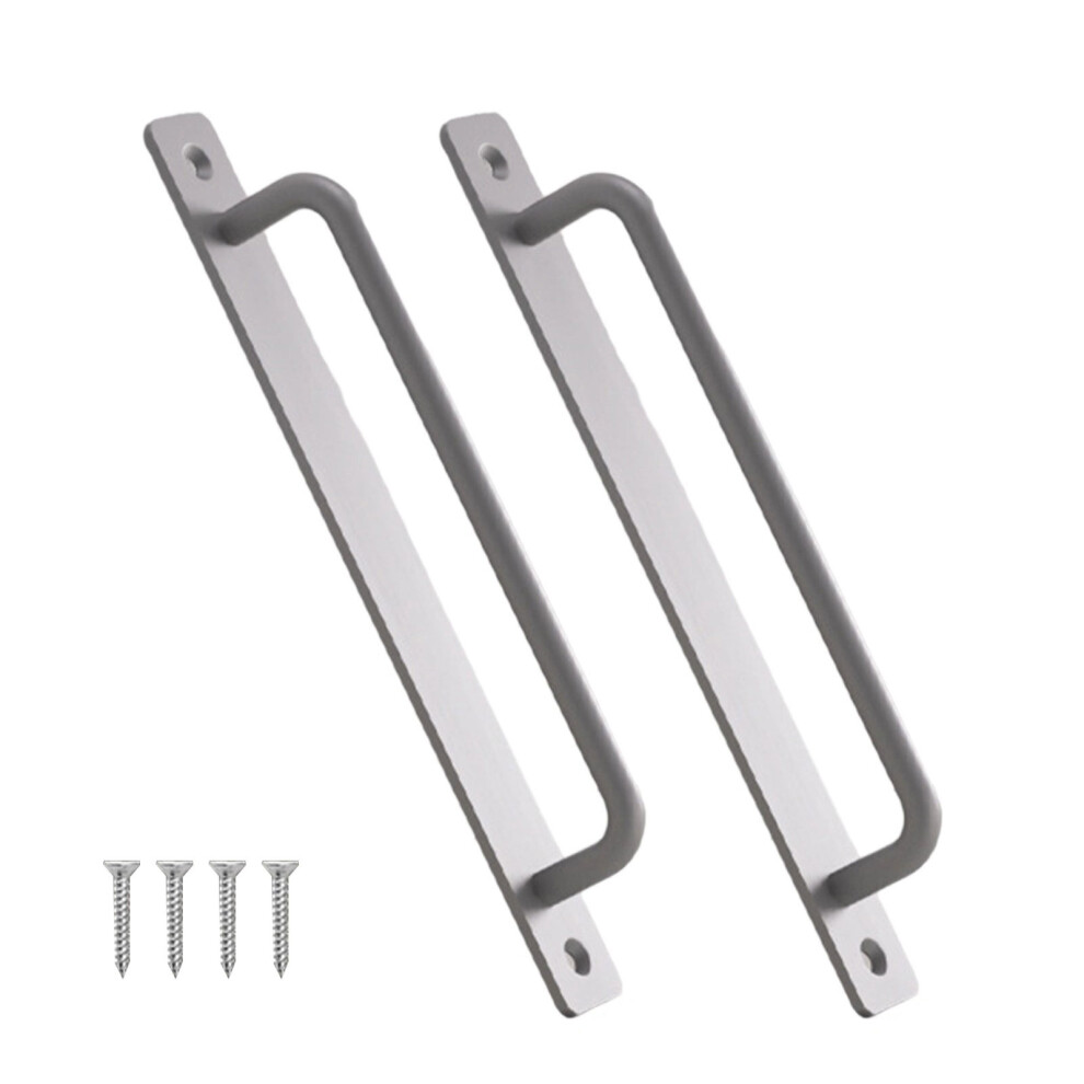 Pack Of 2 Sturdy Sliding Door Handles For Bathroom-Silver 240Mm 7732000564918