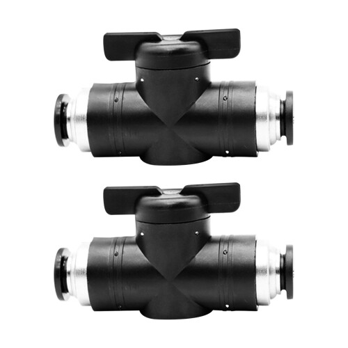 2pcs Practical Pneumatics Round Valves Quick Connection-BUC10