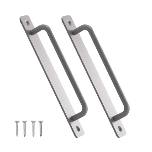 Robuste Scheunentürgriffe aus Aluminiumlegierung,-Silber 210mm