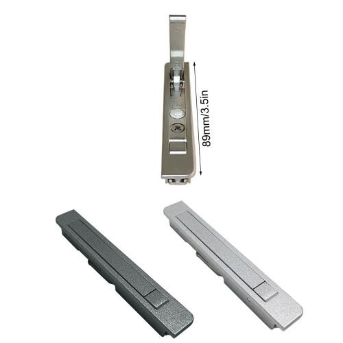 Multifunctionele schuifdeurslot Kindveilige-Zilver 2