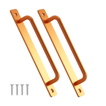 Poignées de porte, ensemble de 2 pièces, accessoire-Doré 210mm