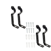 4 pièces supports de tringle à rideau fenêtre Support de tringle