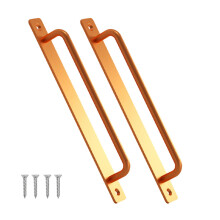 2 Pack Sturdy Aluminum Alloy Door Handles for-Golden 270mm