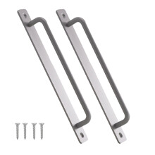 Poignées de porte, ensemble de 2 pièces, accessoire-Argent 270mm