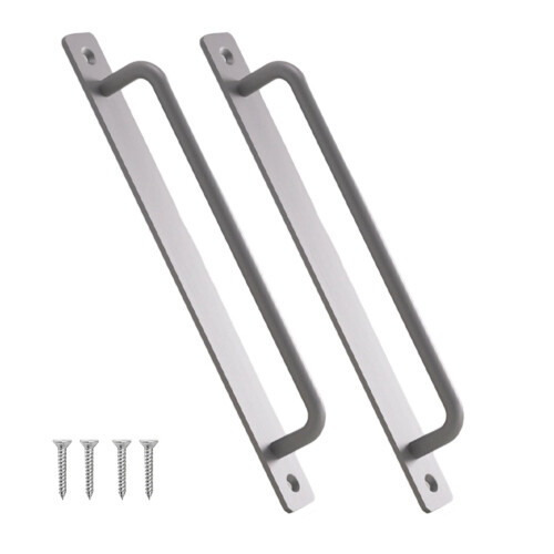 Poignées de porte, ensemble de 2 pièces, accessoire-Argent 270mm