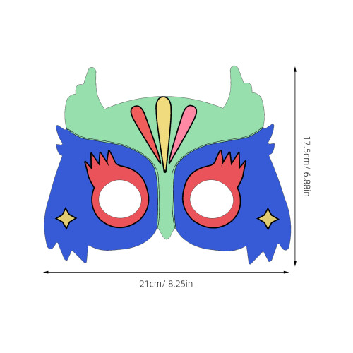 De Máscaras En Para Colorear Animales Fiesta 1