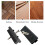 100Pieces Sturdy Plastic Fixing Clip for Indoor Composite Deck 2