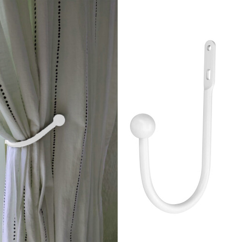 2/4pcs Curtain Holdback Drapery Door Hanger Tieback Hook-2 1