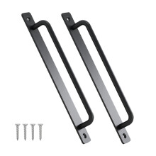 Paquet de 2 poignées de porte pratiques pour une-Noir 270mm