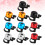 10 campainhas miniatura p/ c/ , 2 de cor 9