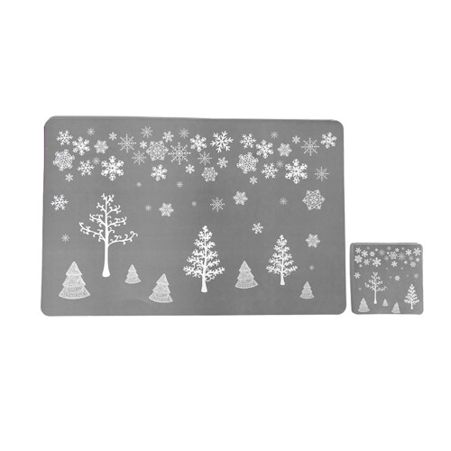 conjunto 12 almofadas natal árvore protetores copos 2