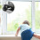 Sliding Window Lock with Key Vertical &-Silver 10mm short 5