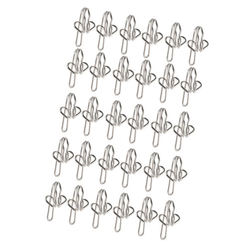 Crochet de rideau polyvalent, 30 pièces, Styles de plis de