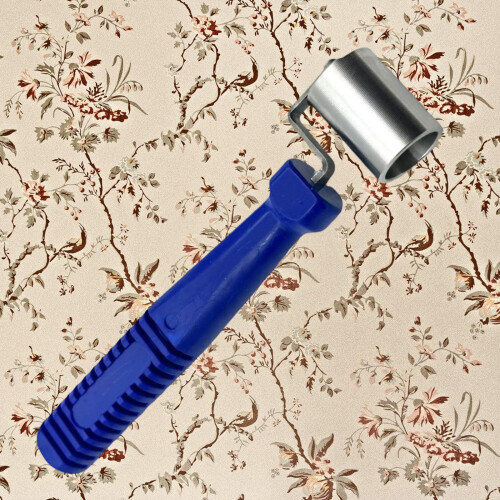 Flat Pressure Roller Smoothing Tool Nonslip Stainless Steel 1