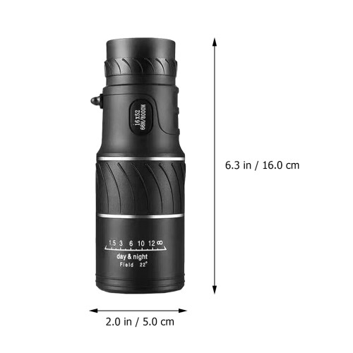 monocular 16x52 com para luminosidade 1