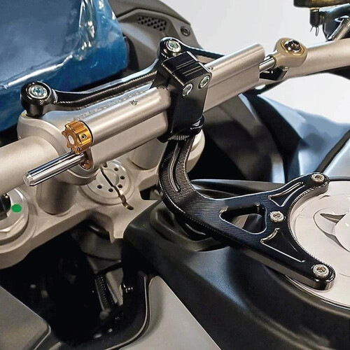 Motorcycle Steering Damper Mount Kit for Ducati Multistrada V4 20212024 Red Bracket 2