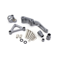 Motorcycle Steering Damper Kit for Ducati Monster 1100 1100S 20082013 Silver Stabilizer Bracket