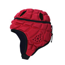 Children's Rugby Helmet Soft Padded Headgear For Kids Size S Black Rugby Headguards Soccer Style