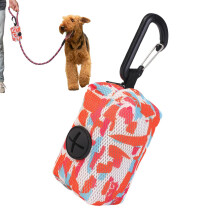 Poop Bags for Dogs Holder Compact Portable Dog Waste Dispenser With Zipper Storage Pouch And Clip for Leashes Travel
