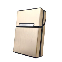 Aluminum Alloy Cigarette Case, Portable and Elegant Gift for Travelers and Smokers with Double Protection and Moisture Resistance