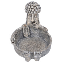 Creative Resin Ashtray Sculpture, Concrete Décor: Exquisite Workmanship & Heavy Texture for Home Office Tabletop Decoration