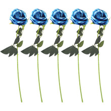 Silk Flowers, Realistic Artificial Roses With Long Stems For Wedding Decorations, High Quality Fabric Non-Toxic Tasteless, Suitable For Vases Table De