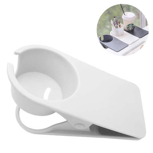 Compact Drinking Cup Holder Clip, Space Saving Design For Any Desk, Versatile Function Beyond Expectations, Sturdy Grip Ensures Stability, Convenient 1