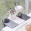 Compact Drinking Cup Holder Clip, Space Saving Design For Any Desk, Versatile Function Beyond Expectations, Sturdy Grip Ensures Stability, Convenient 3