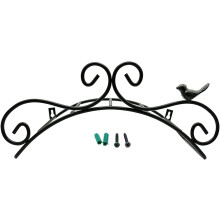 Heavy Duty Cast Iron Hose Reel for Garden, Stable Structure Metal Water Hose Holder, Easy Installation Outdoor Water Pipe Storage Rack with