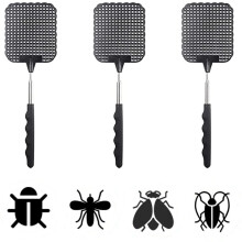Fly Control Master, scacciamosche estensibile con paletta spessa e flessibile per un'efficace lotta contro i parassiti, set resistente in plastica