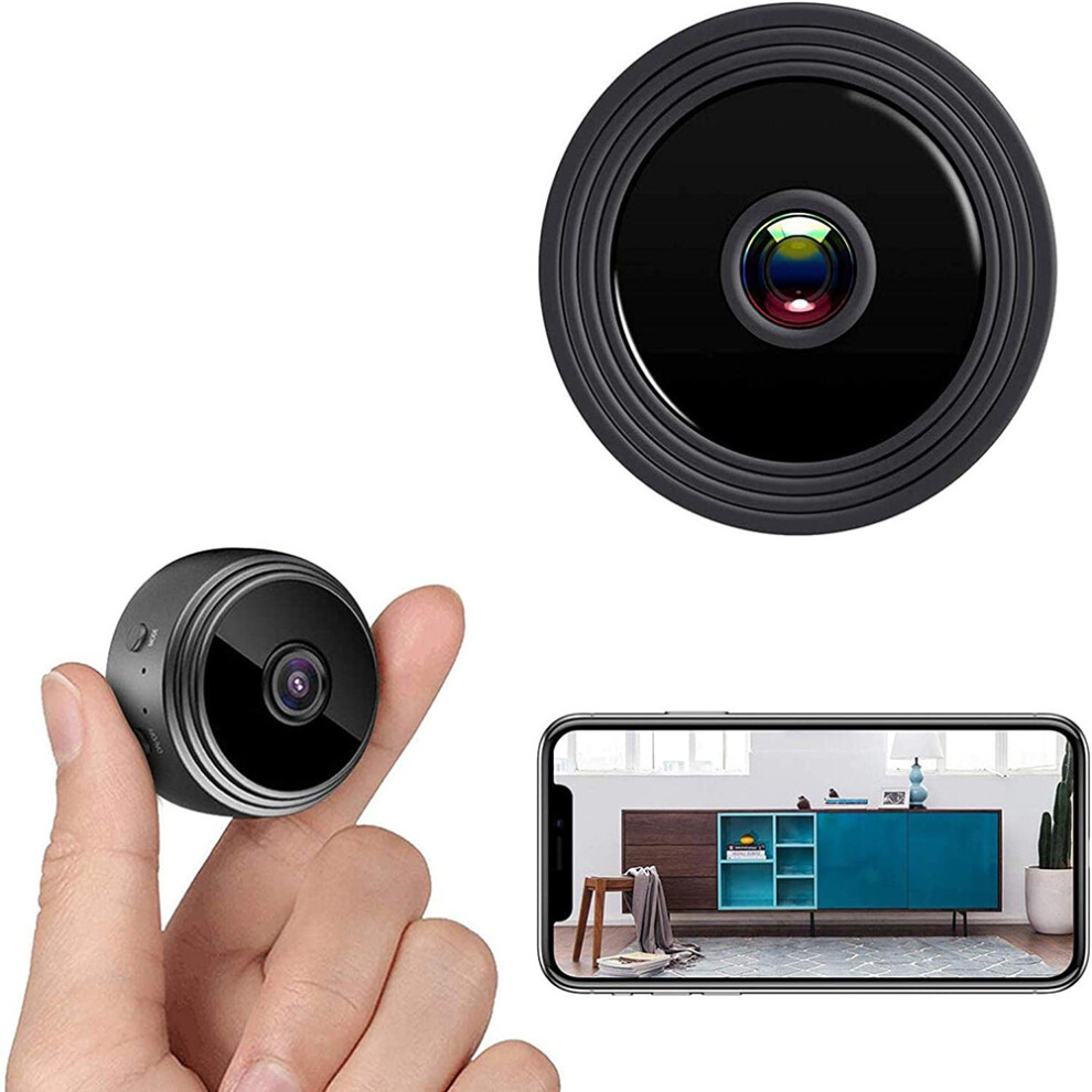 Wifi Spy Camera, Magnetic Mini Security Camera For Stealthy Monitoring With Night Vision 9340258528279