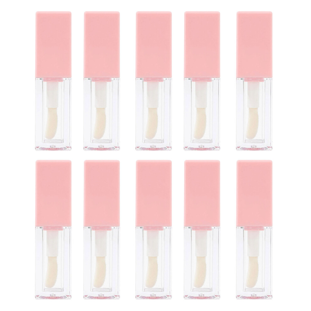 Pink Empty Lip Gloss Tubes Refillable Lipstick Tube Cosmetic