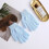 Luvas esfoliantes de bambu, fáceis de limpar e secar, ideais para banho e spa. Superfície texturizada para massagem, remove células mortas da 4
