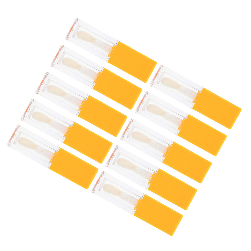 Yellow Portable Empty Lip Gloss Containers Lip Gloss