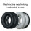 1 Pair Leather Ear Pad for Wireless Bluetooth-compatible-Black 7