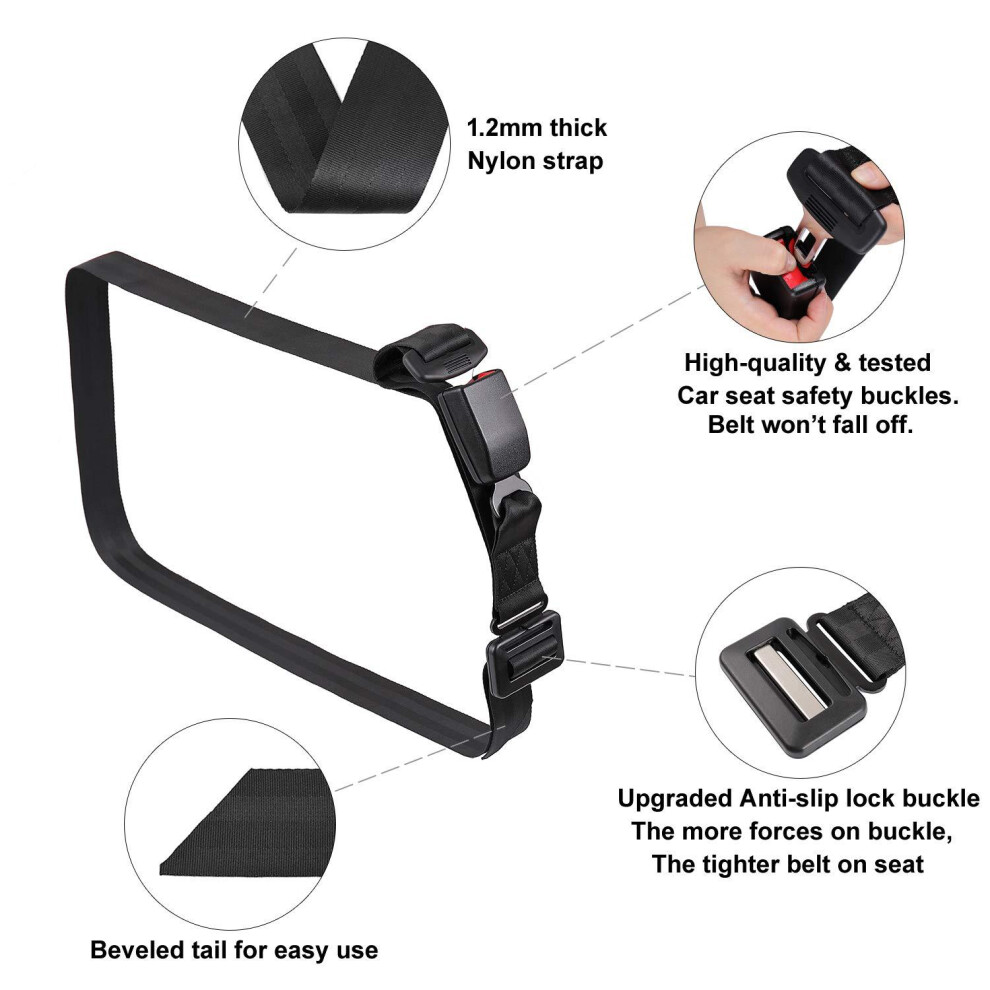 Comfort Pregnancy Support Strap, Cushion Bump Protector for Expectant Mothers, Ensuring Belly Safety with Reinforced Strap, Adjustable Length for All