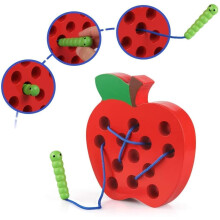 Brinquedo de madeira para crianças pequenas, brinquedo resistente que aprimora a coordenação motora fina e proporciona momentos de tranquilidade.