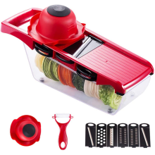 Mandolin Slicer Protector For Home Kitchen, Adjustable Thickness Enables Precise Slicing, Easy To Fold And Store For Space-Saving Convenience