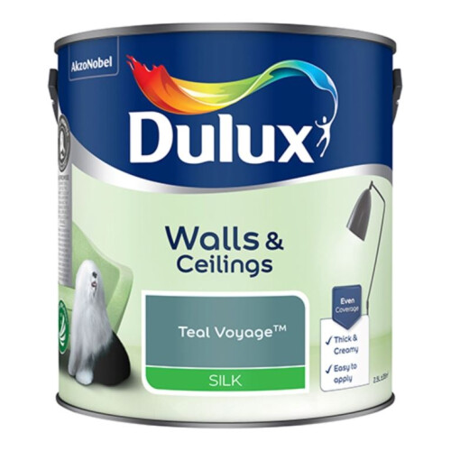 Dulux (Teal Voyage) Dulux Silk 2.5L Paint