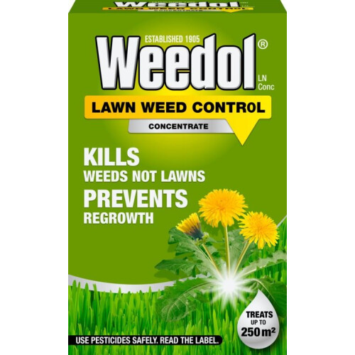Weedol Weedol Lawn Weedkiller Concentrate 250m2 500ml Dandelion Weed Control